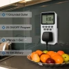 New timer socket electronic timer kitchen timer timer European standard socket timer switch Specification image